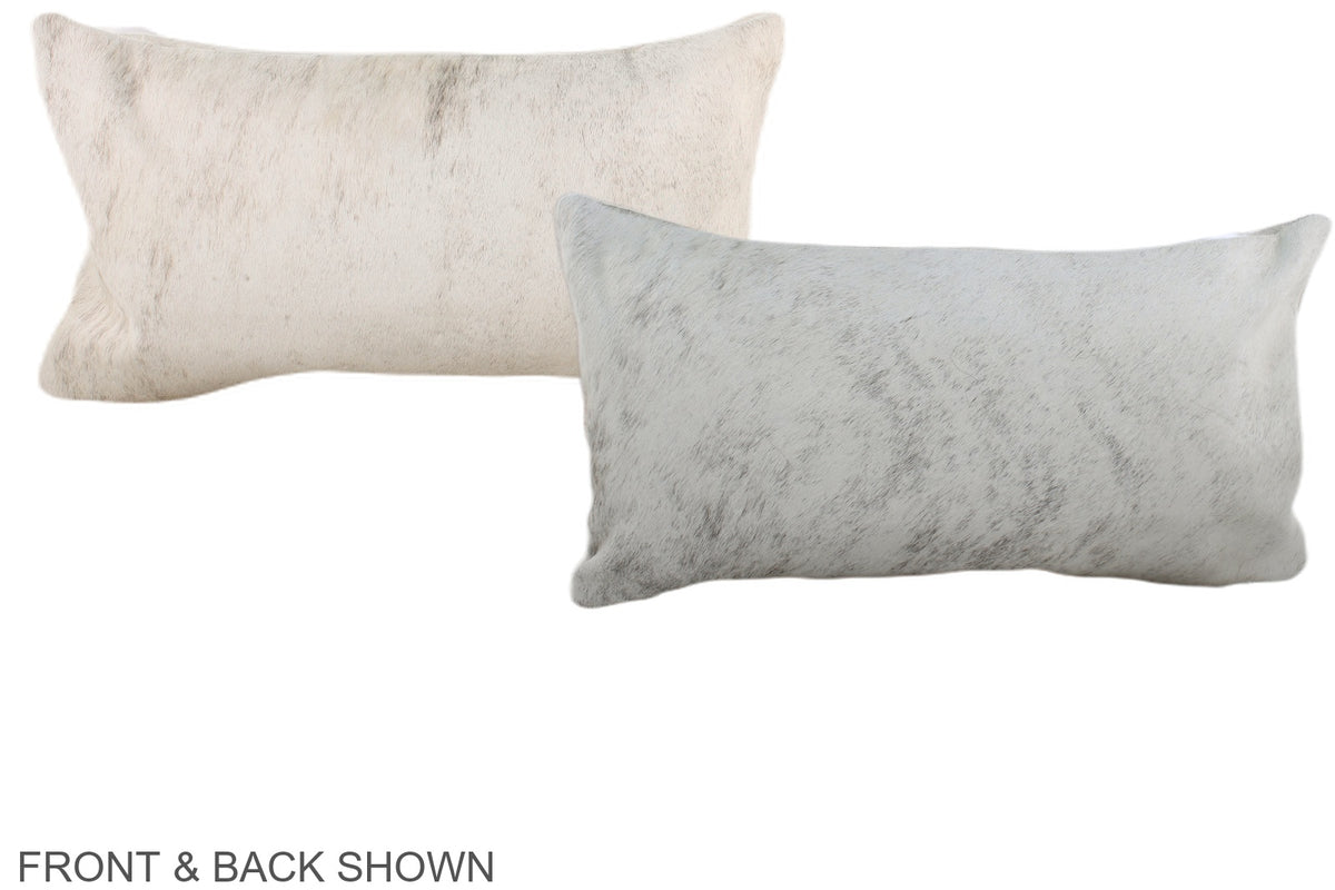 Grey Cowhide Pillow #A38189