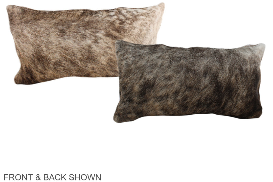 Light Brindle 12"x22" Brazilian Cowhide Pillow #A38190 by Hudson Hides