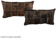 Patchwork 12"x22" Brazilian Cowhide Pillow #A38195 by Hudson Hides