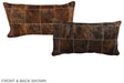 Patchwork 12"x22" Brazilian Cowhide Pillow #A38200 by Hudson Hides