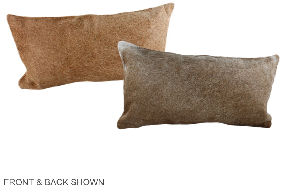 Caramel 12"x22" Brazilian Cowhide Pillow #A38235 by Hudson Hides