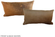 Caramel 12"x22" Brazilian Cowhide Pillow #A38237 by Hudson Hides