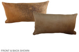Caramel 12"x22" Brazilian Cowhide Pillow #A38237 by Hudson Hides