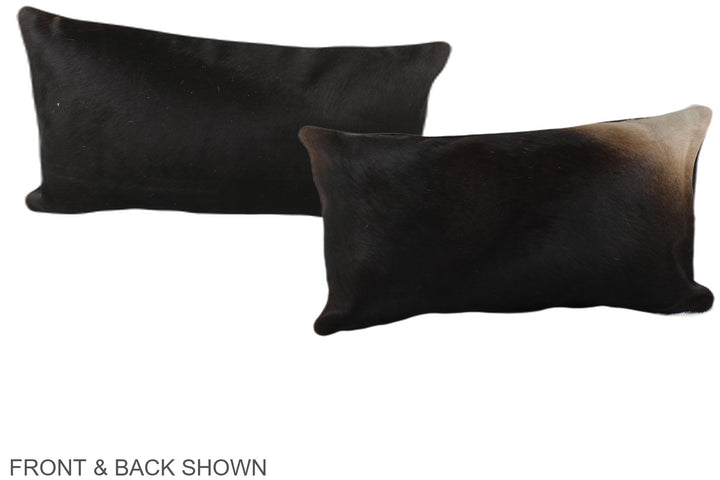 Chocolate 12"x22" Brazilian Cowhide Pillow #A38262 by Hudson Hides