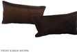 Chocolate 12"x22" Brazilian Cowhide Pillow #A38270 by Hudson Hides