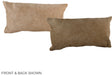 Beige 12"x22" Brazilian Cowhide Pillow #A38278 by Hudson Hides