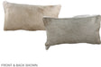 Champagne 12"x22" Brazilian Cowhide Pillow #A38291 by Hudson Hides