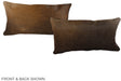 Chocolate 12"x22" Brazilian Cowhide Pillow #A38299 by Hudson Hides