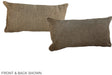 Grey with Beige 12"x22" Brazilian Cowhide Pillow #A38300 by Hudson Hides