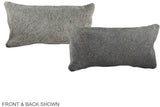Grey 12"x22" Brazilian Cowhide Pillow #A38306 by Hudson Hides
