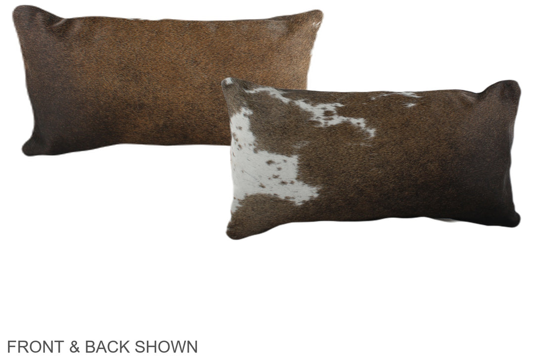 Chocolate 12"x22" Brazilian Cowhide Pillow #A38326 by Hudson Hides