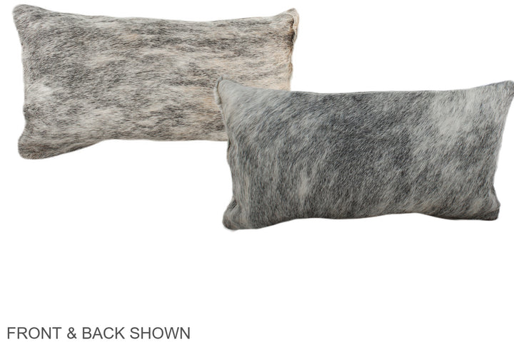 Grey 12"x22" Brazilian Cowhide Pillow #A38330 by Hudson Hides