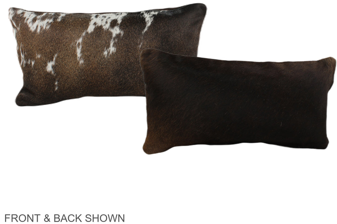 Chocolate 12"x22" Brazilian Cowhide Pillow #A38336 by Hudson Hides