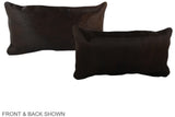 Chocolate 12"x22" Brazilian Cowhide Pillow #A38339 by Hudson Hides