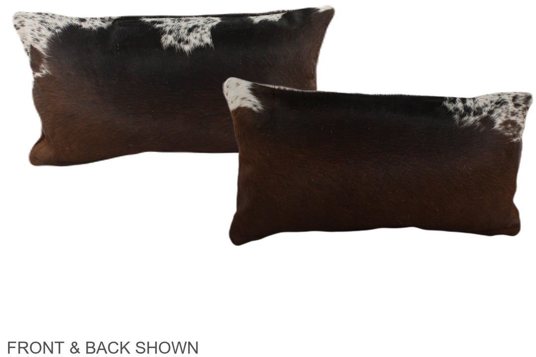 Chocolate 12"x22" Brazilian Cowhide Pillow #A38358 by Hudson Hides