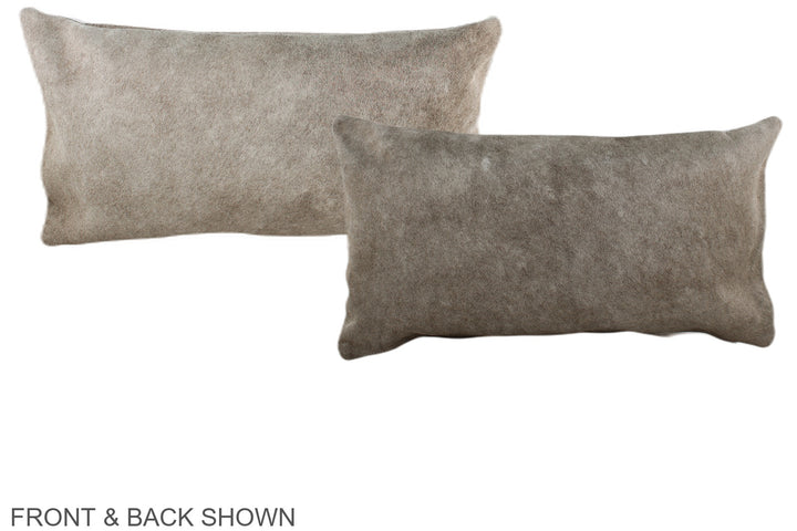 Taupe 12"x22" Brazilian Cowhide Pillow #A38365 by Hudson Hides