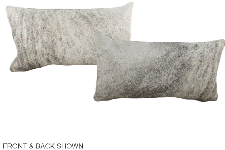 Grey 12"x22" Brazilian Cowhide Pillow #A38368 by Hudson Hides