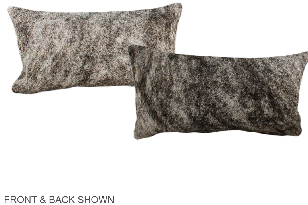 Grey 12"x22" Brazilian Cowhide Pillow #A38397 by Hudson Hides