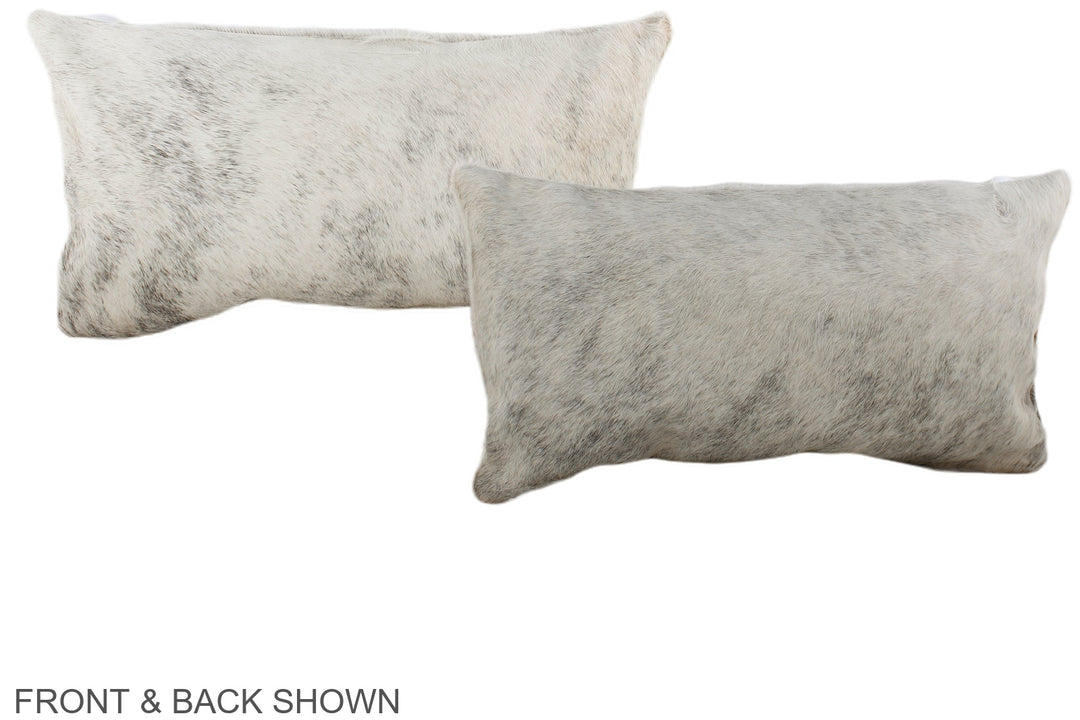 Grey 12"x22" Brazilian Cowhide Pillow #A38399 by Hudson Hides