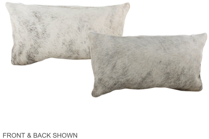 Grey 12"x22" Brazilian Cowhide Pillow #A38399 by Hudson Hides