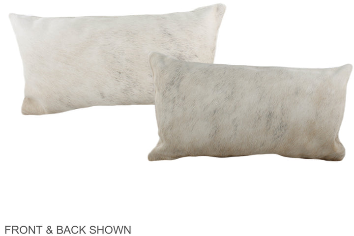 Grey 12"x22" Brazilian Cowhide Pillow #A38491 by Hudson Hides