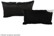 Black and White 12"x22" Brazilian Cowhide Pillow #A38492 by Hudson Hides
