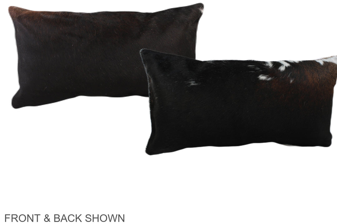 Chocolate 12"x22" Brazilian Cowhide Pillow #A38551 by Hudson Hides