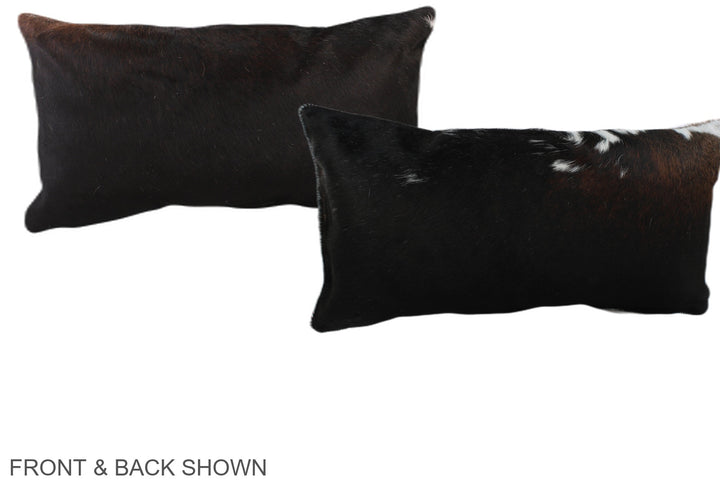 Chocolate 12"x22" Brazilian Cowhide Pillow #A38551 by Hudson Hides