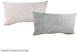 Grey 12"x22" Brazilian Cowhide Pillow #A38554 by Hudson Hides