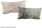 Grey 12"x22" Brazilian Cowhide Pillow #A38557 by Hudson Hides