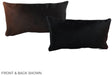 Chocolate 12"x22" Brazilian Cowhide Pillow #A38567 by Hudson Hides
