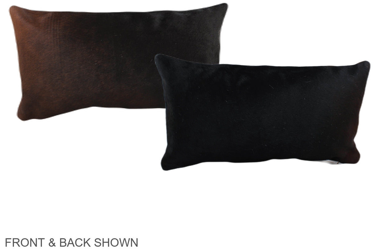 Chocolate Cowhide Pillow #A38567
