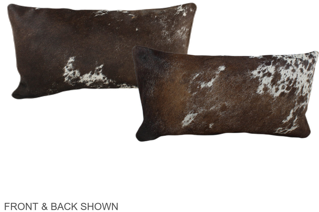 Chocolate 12"x22" Brazilian Cowhide Pillow #A38576 by Hudson Hides