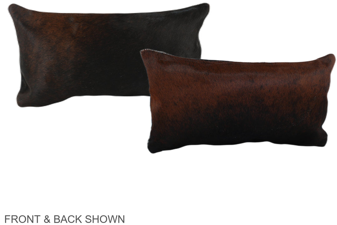 Chocolate 12"x22" Brazilian Cowhide Pillow #A38581 by Hudson Hides
