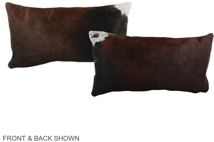 Chocolate 12"x22" Brazilian Cowhide Pillow #A38583 by Hudson Hides