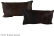 Chocolate 12"x22" Brazilian Cowhide Pillow #A38594 by Hudson Hides