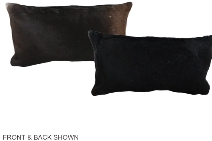 Chocolate 12"x22" Brazilian Cowhide Pillow #A38596 by Hudson Hides