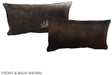Chocolate 12"x22" Brazilian Cowhide Pillow #A38612 by Hudson Hides