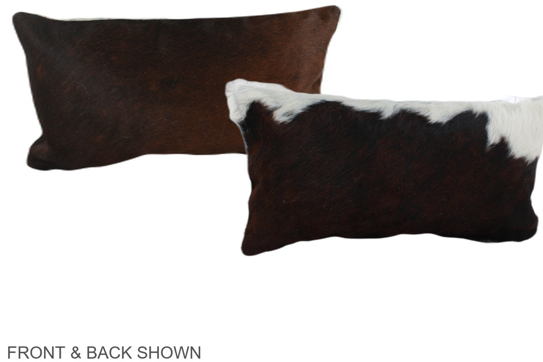 Chocolate 12"x22" Brazilian Cowhide Pillow #A38630 by Hudson Hides