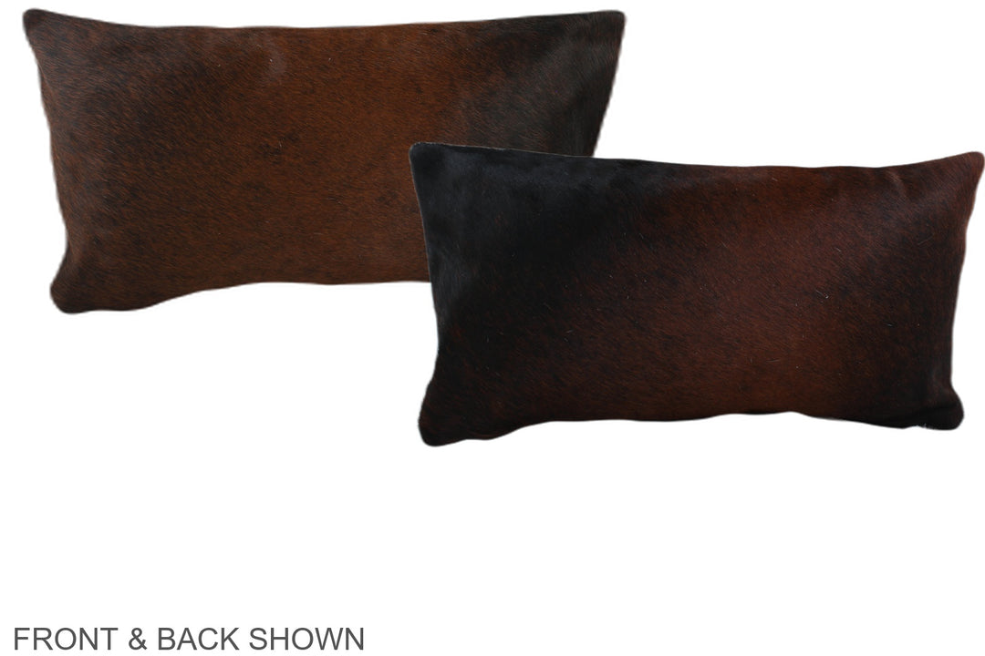 Chocolate 12"x22" Brazilian Cowhide Pillow #A38642 by Hudson Hides