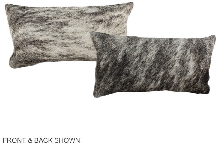 Grey 12"x22" Brazilian Cowhide Pillow #A38644 by Hudson Hides