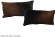Chocolate 12"x22" Brazilian Cowhide Pillow #A38649 by Hudson Hides