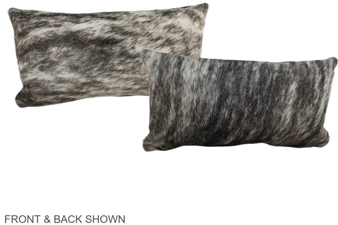Grey 12"x22" Brazilian Cowhide Pillow #A38652 by Hudson Hides