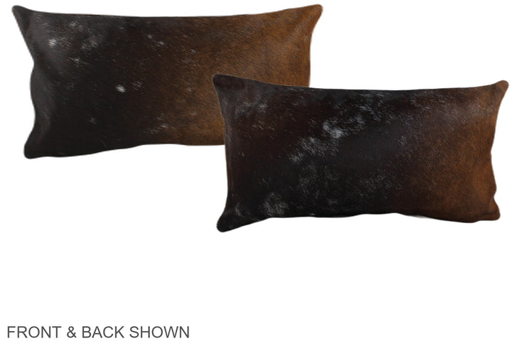 Chocolate 12"x22" Brazilian Cowhide Pillow #A38661 by Hudson Hides