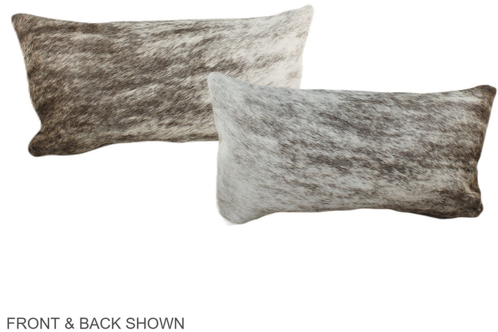 Grey 12"x22" Brazilian Cowhide Pillow #A38678 by Hudson Hides