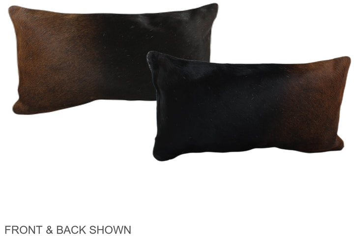 Chocolate 12"x22" Brazilian Cowhide Pillow #A38697 by Hudson Hides