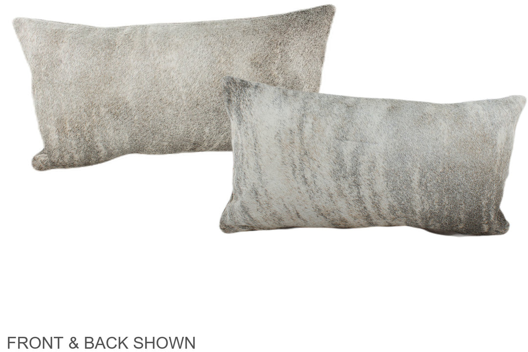 Light Brindle 12"x22" Brazilian Cowhide Pillow #A38714 by Hudson Hides