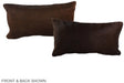 Chocolate 12"x22" Brazilian Cowhide Pillow #A38715 by Hudson Hides