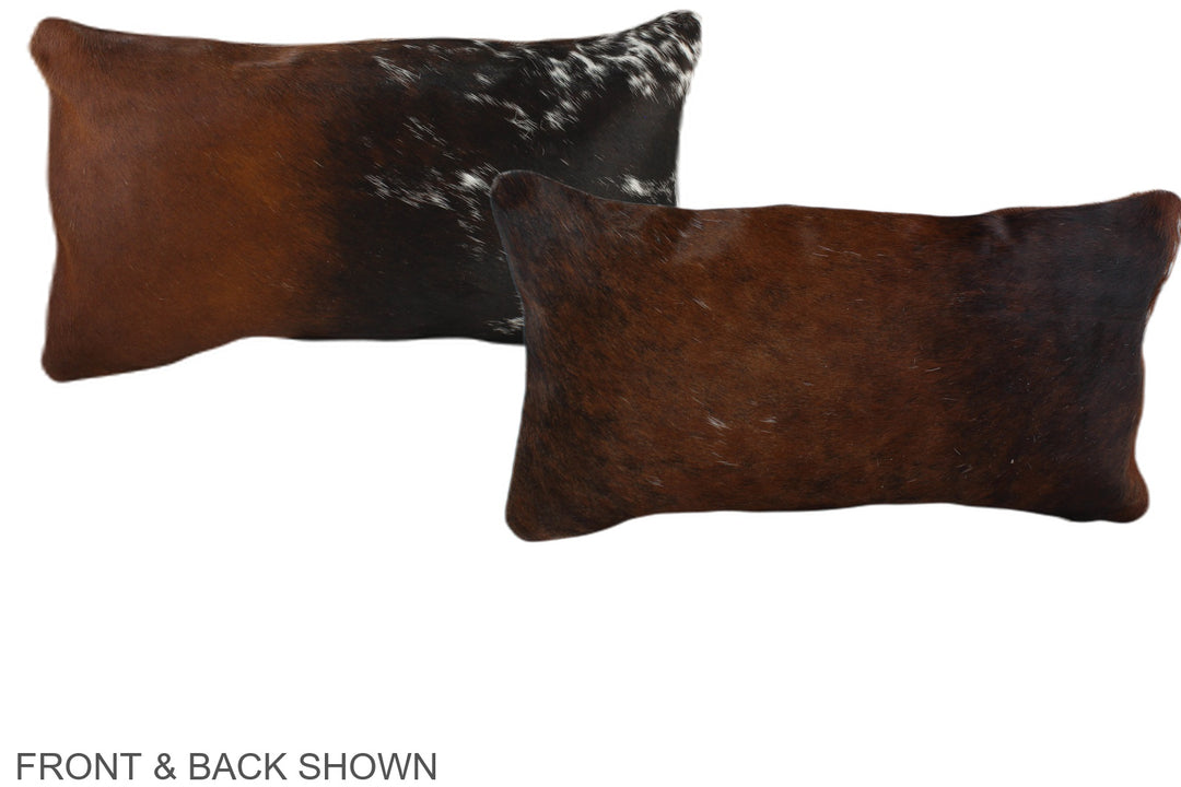 Chocolate 12"x22" Brazilian Cowhide Pillow #A38717 by Hudson Hides