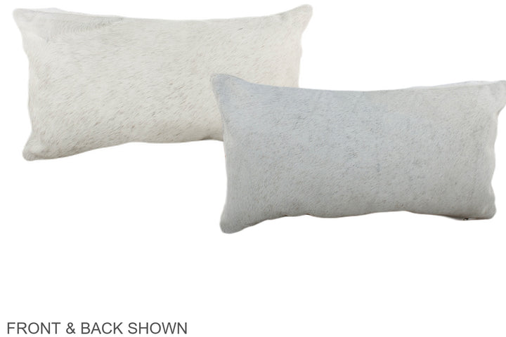 Grey 12"x22" Brazilian Cowhide Pillow #A38721 by Hudson Hides
